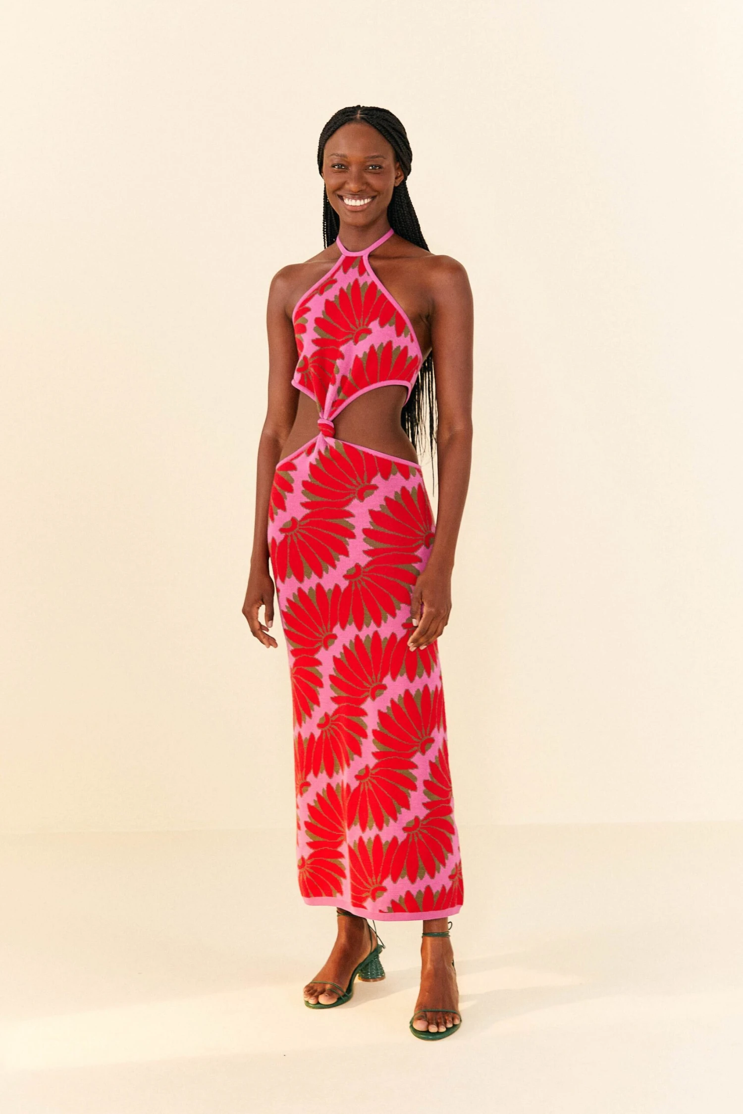 Farm Rio Pink Copacabana Knit Dress 1 Farm Rio Pink Copacabana Knit Dress