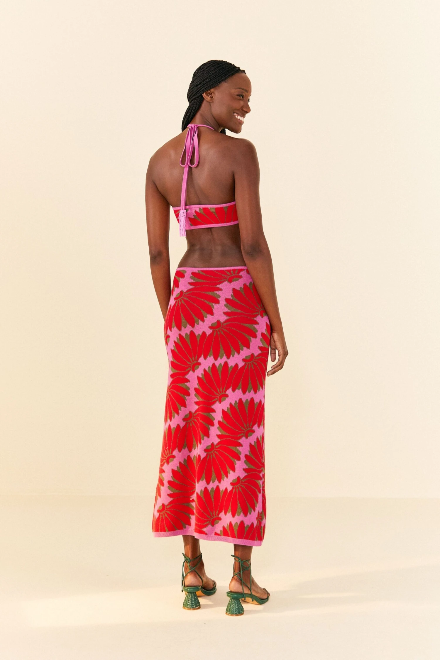 Farm Rio Pink Copacabana Knit Dress 3 Farm Rio Pink Copacabana Knit Dress - Image 3