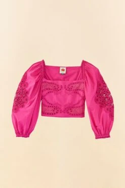 Farm Rio Pink Lace Blouse 11 Farm Rio Pink Lace Blouse -Farm Rio 306900 06