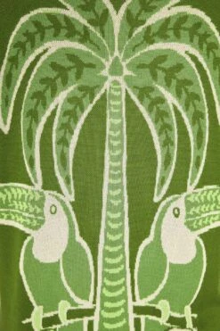 Farm Rio Green Summer Sunrise Lenzing™ Ecovero™ Viscose Knit Shirt -Farm Rio 306911 05