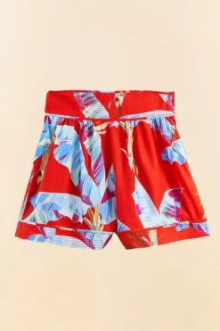 Farm Rio Red Sweet Jungle Organic Cotton Shorts -Farm Rio 306991 07