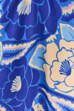 Farm Rio Blue Tropical Groove Lenzing™ Ecovero™ Viscose Midi Dress -Farm Rio 306997 05