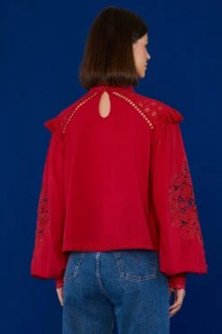 Farm Rio Red Romantic Blouse 7 Farm Rio Red Romantic Blouse -Farm Rio 308188 03
