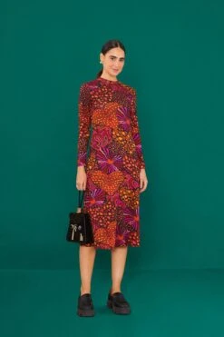 Farm Rio Leopard Hearts Jersey Dress 6 Farm Rio Leopard Hearts Jersey Dress -Farm Rio 308218 02