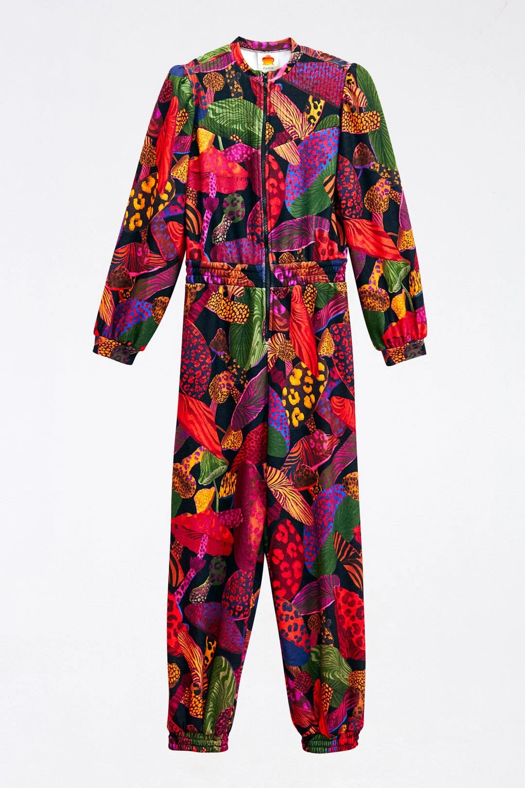 Farm Rio Leopard Mushroom French Terry Jumpsuit 6 Farm Rio Leopard Mushroom French Terry Jumpsuit - Image 6