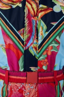 Farm Rio Mixed Scarves Ski Jumpsuit -Farm Rio 308302 07