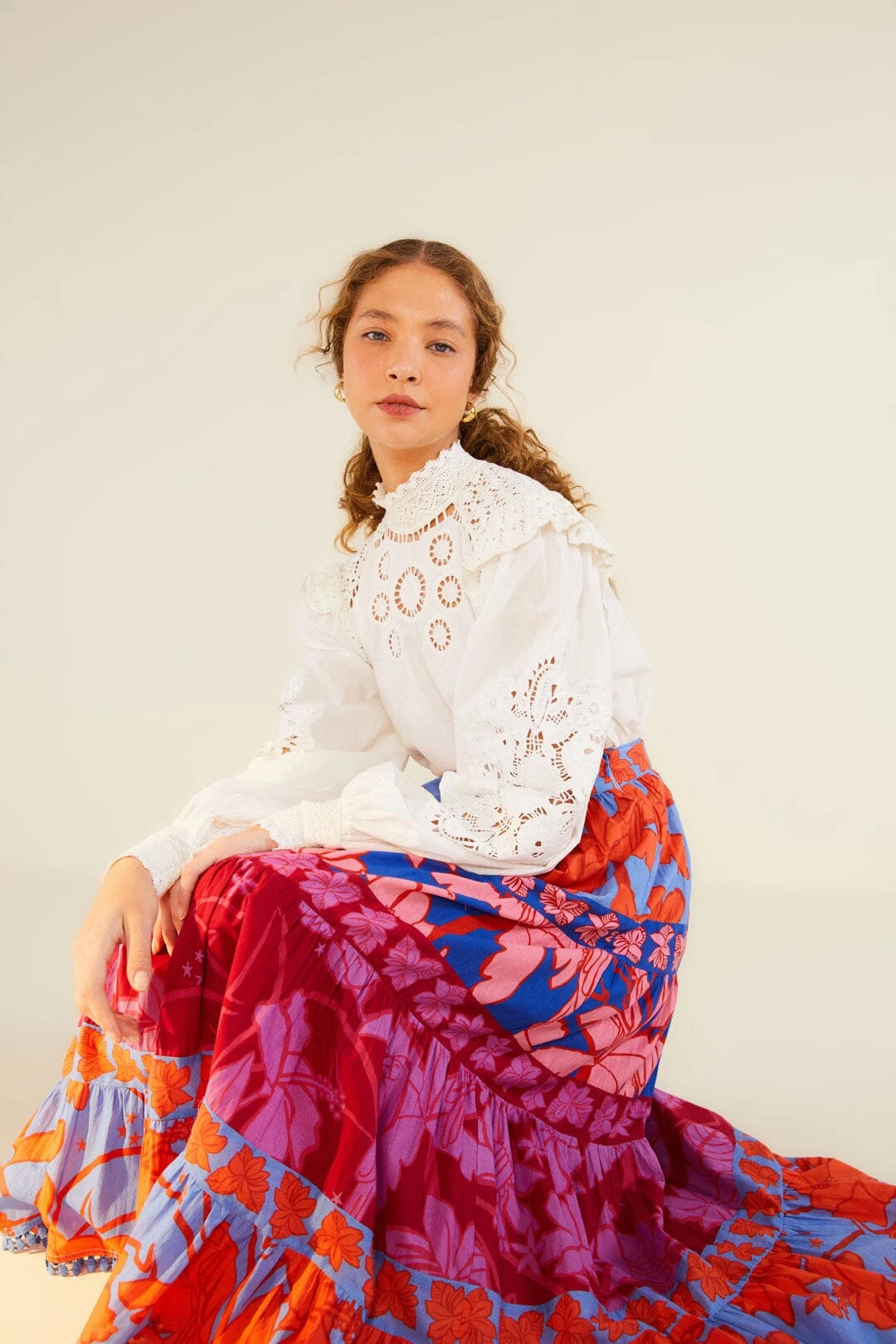 Farm Rio Mixed Living Nature Skirt 1 Farm Rio Mixed Living Nature Skirt