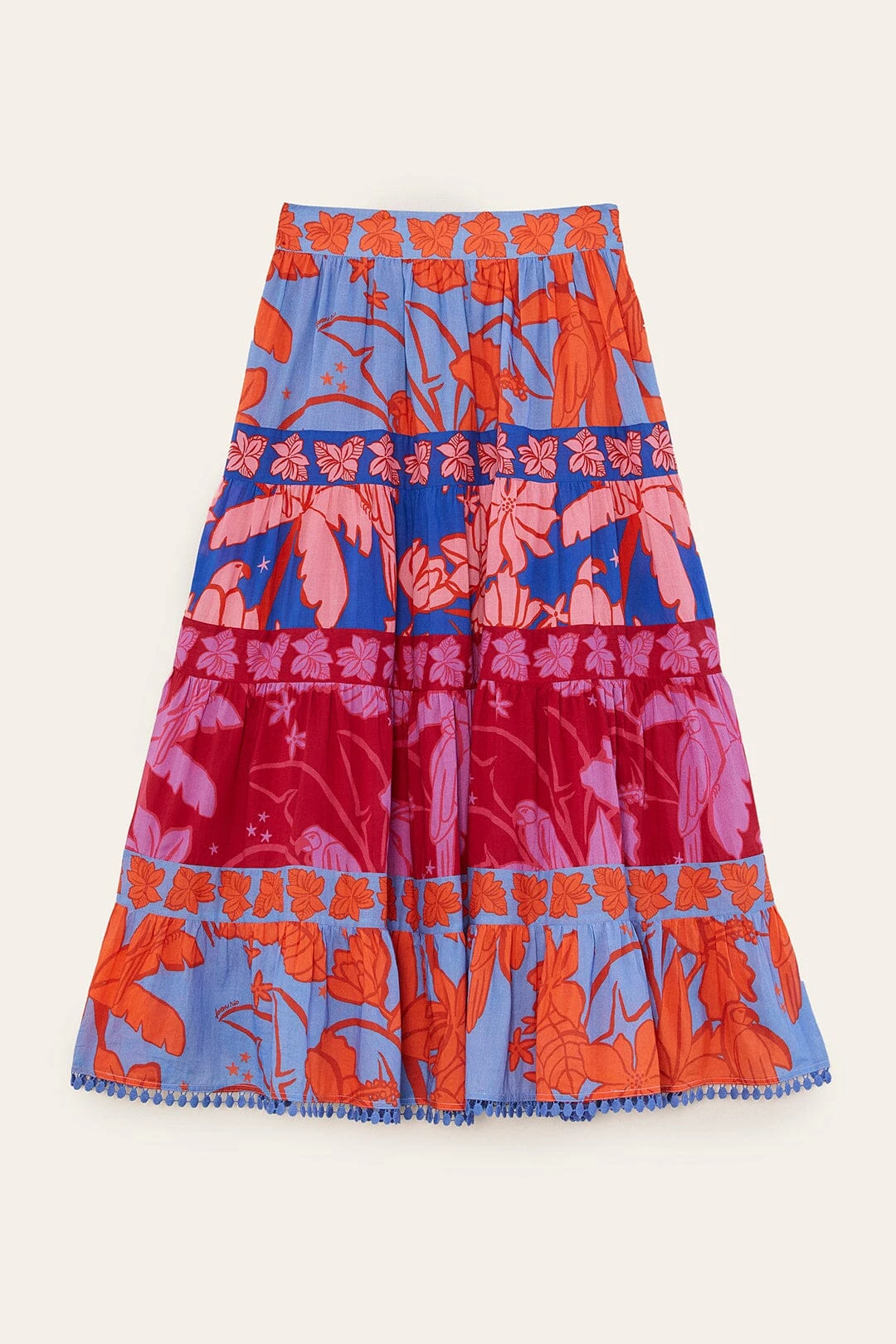 Farm Rio Mixed Living Nature Skirt 6 Farm Rio Mixed Living Nature Skirt - Image 6