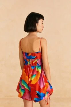 Farm Rio Red Ombre Chita Organic Cotton Romper 9 Farm Rio Red Ombre Chita Organic Cotton Romper -Farm Rio 309164 04