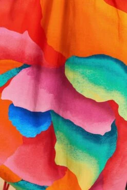 Farm Rio Red Ombre Chita Organic Cotton Romper 10 Farm Rio Red Ombre Chita Organic Cotton Romper -Farm Rio 309164 05