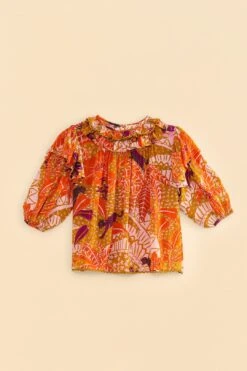 Farm Rio Beige Jungle Panther Blouse -Farm Rio 309188 06