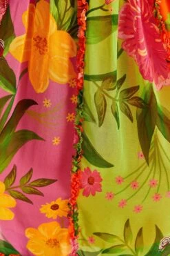 Farm Rio Mixed Romantic Garden Mini Dress 10 Farm Rio Mixed Romantic Garden Mini Dress -Farm Rio 309192 05