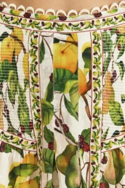 Farm Rio Off-White Fruit Orchard Mini Skirt -Farm Rio 309205 05