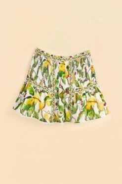 Farm Rio Off-White Fruit Orchard Mini Skirt -Farm Rio 309205 06