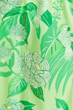 Farm Rio Green Dewdrop Floral Midi Dress 8 Farm Rio Green Dewdrop Floral Midi Dress -Farm Rio 309210 04