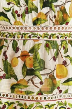 Farm Rio Off-White Fruit Orchard Blouse -Farm Rio 309214 05