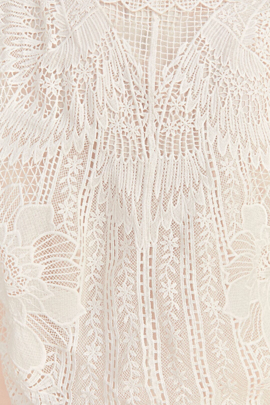 Farm Rio Off-White Guipure Collar Blouse 5 Farm Rio Off-White Guipure Collar Blouse - Image 5