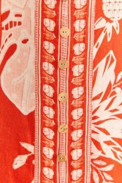 Farm Rio Red Lace Monsteras Mini Dress 9 Farm Rio Red Lace Monsteras Mini Dress -Farm Rio 309261 05