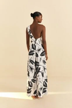 Farm Rio Off-White Graphic Leaves Jumpsuit 9 Farm Rio Off-White Graphic Leaves Jumpsuit -Farm Rio 309281 04