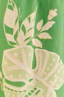 Farm Rio Green Lace Monsteras Jumpsuit -Farm Rio 309284 06