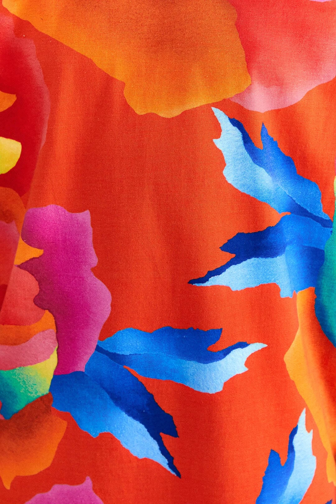 Farm Rio Red Ombre Chita T-Shirt Dress 5 Farm Rio Red Ombre Chita T-Shirt Dress - Image 5