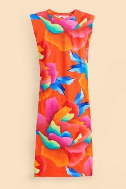 Farm Rio Red Ombre Chita T-Shirt Dress 11 Farm Rio Red Ombre Chita T-Shirt Dress -Farm Rio 309290 06