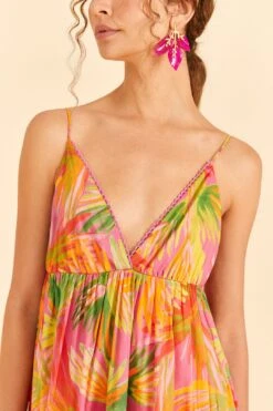 Farm Rio Mixed Painted Birds Maxi Dress -Farm Rio 309301 03