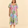 Farm Rio Beach Vibe Midi Dress