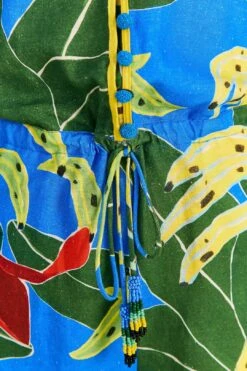 Farm Rio Blue Banana Leaves Romper 10 Farm Rio Blue Banana Leaves Romper -Farm Rio 309327 05