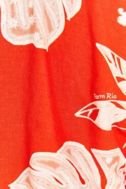 Farm Rio Red Lace Monsteras Midi Skirt 9 Farm Rio Red Lace Monsteras Midi Skirt -Farm Rio 309392 05