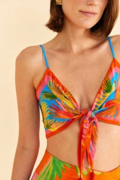 Farm Rio Painted Birds Scarf Top 7 Farm Rio Painted Birds Scarf Top -Farm Rio 309406 03