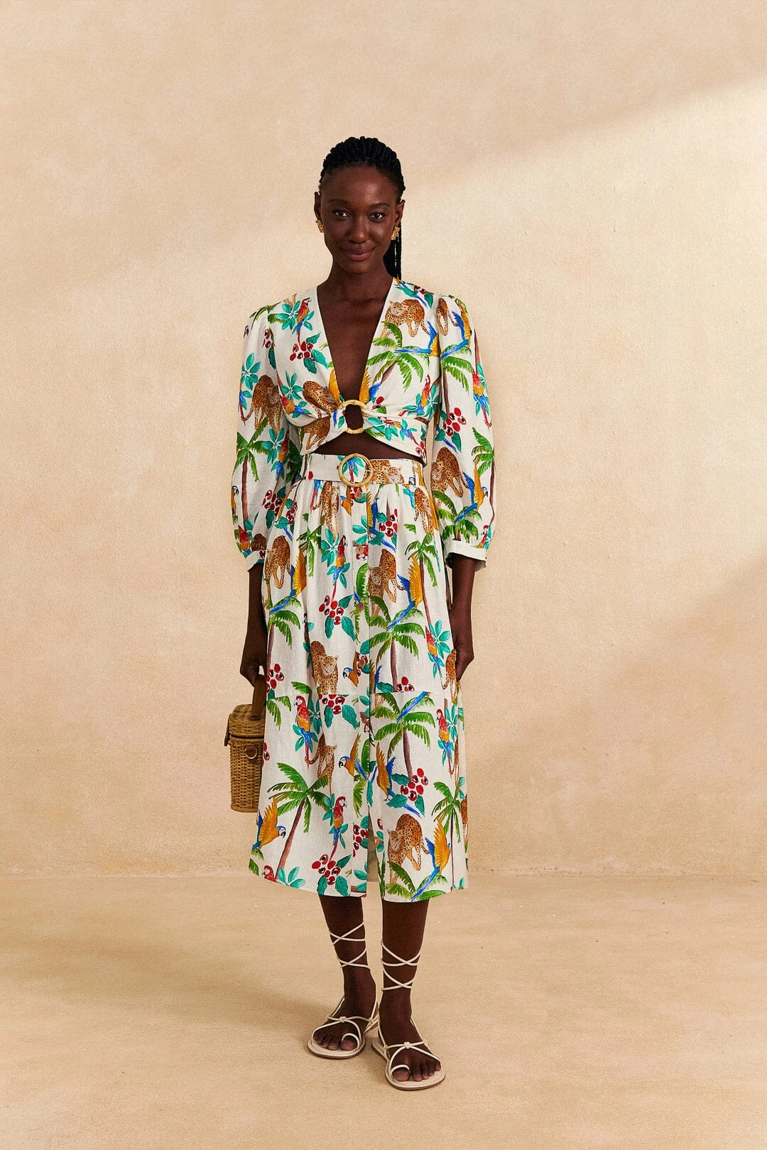 Farm Rio Tropical Paradise Crop Top 2 Farm Rio Tropical Paradise Crop Top - Image 2