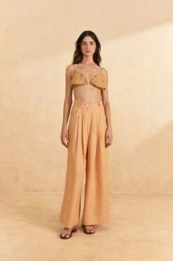 Farm Rio Dark Sand Pants