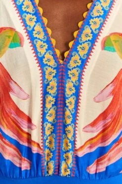 Farm Rio Off-White Vivid Garden Bodysuit 6 Farm Rio Off-White Vivid Garden Bodysuit -Farm Rio 309429 04