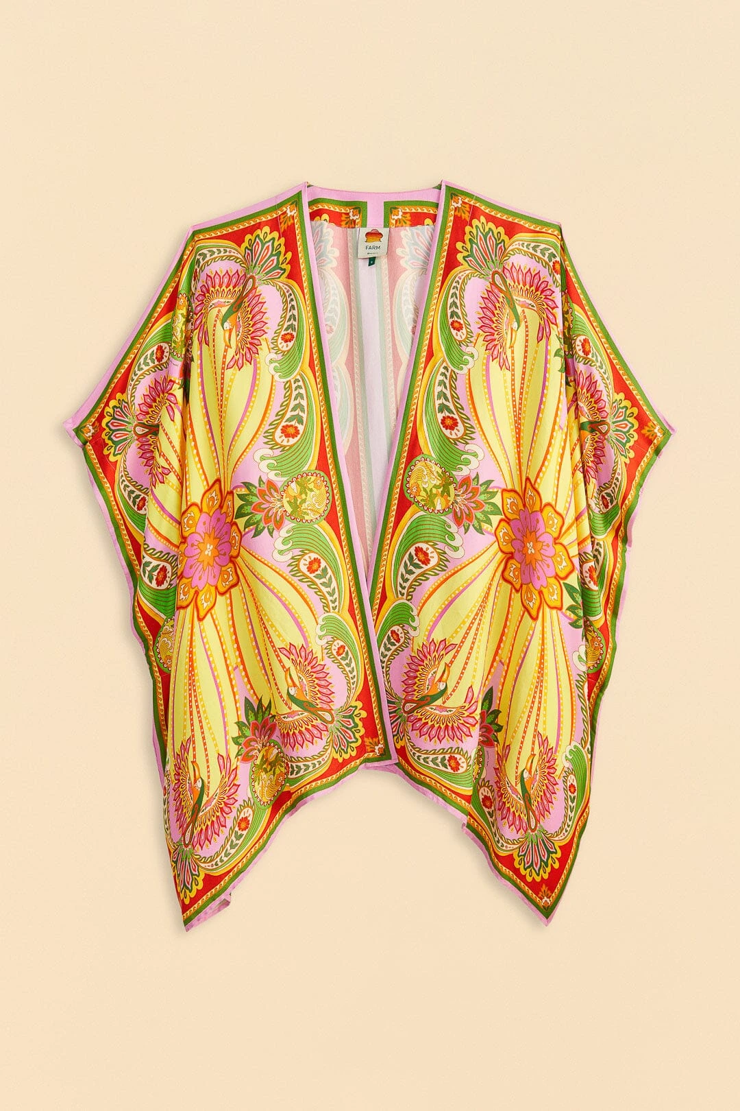 Farm Rio Beach Toucans Scarf Lenzing™ Ecovero™ Viscose Kimono 6 Farm Rio Beach Toucans Scarf Lenzing™ Ecovero™ Viscose Kimono - Image 6