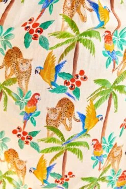 Farm Rio Tropical Paradise One Shoulder Midi Dress 9 Farm Rio Tropical Paradise One Shoulder Midi Dress -Farm Rio 309497 05