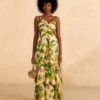 Farm Rio Sand Fruit Forest Maxi Dress