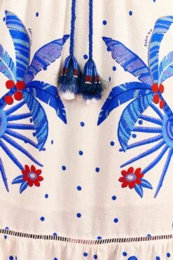 Farm Rio Off-White Jungle Chic Midi Dress -Farm Rio 309509 05