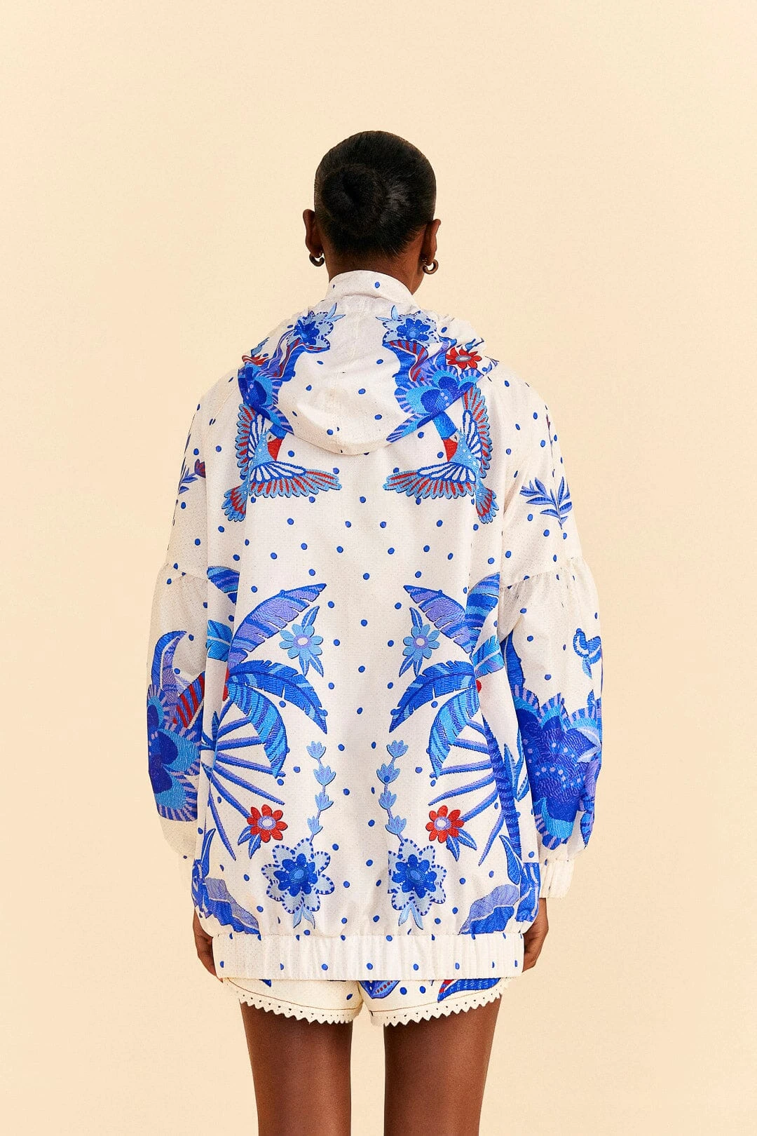 Farm Rio Off-White Jungle Chic Jacket 4 Farm Rio Off-White Jungle Chic Jacket - Image 4