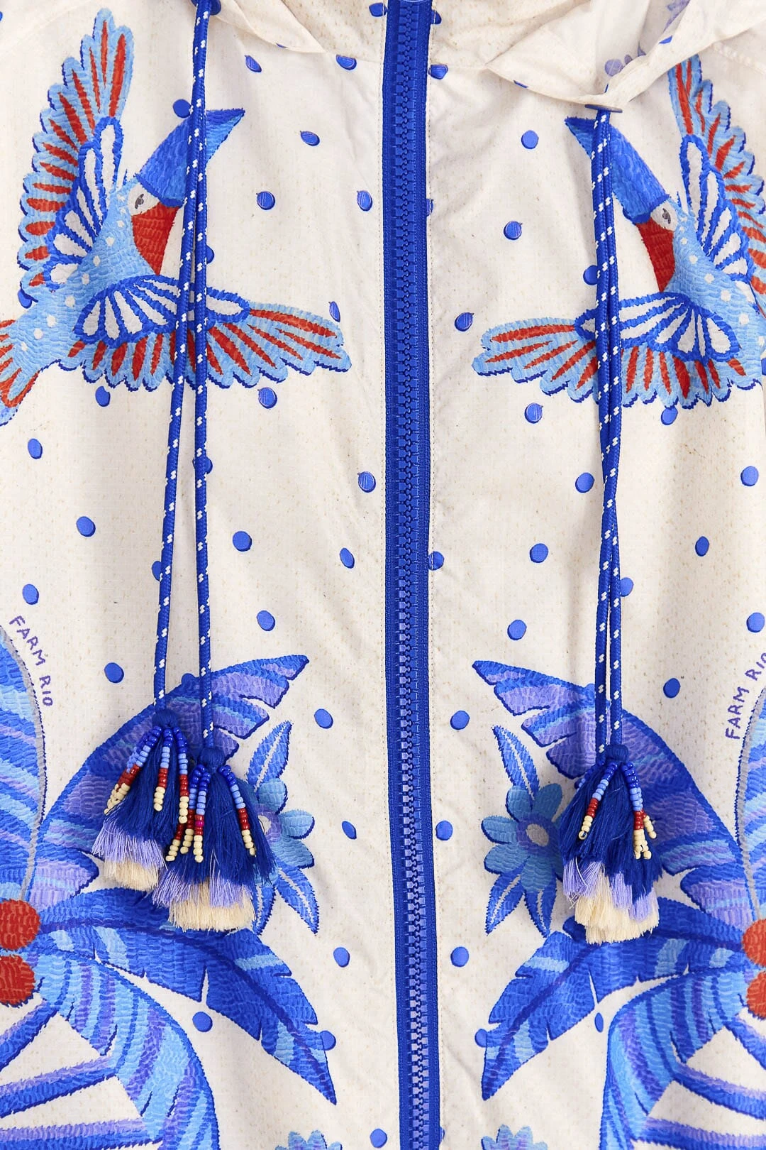 Farm Rio Off-White Jungle Chic Jacket 5 Farm Rio Off-White Jungle Chic Jacket - Image 5