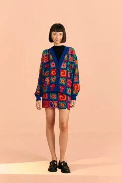Farm Rio Crochet Icons Sweater Skirt -Farm Rio 309564 02
