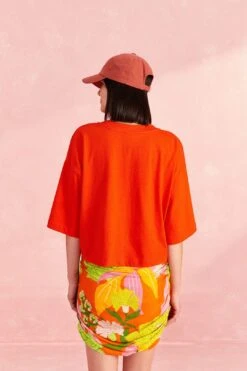 Farm Rio Red Brasil Organic Cotton T-Shirt -Farm Rio 309570 03