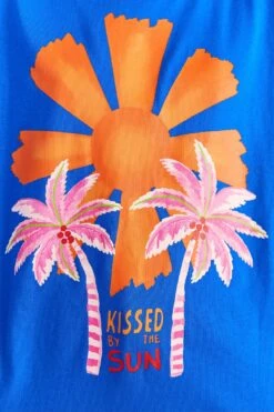 Farm Rio Blue Kissed By The Sun Organic Cotton T-Shirt -Farm Rio 309573 04