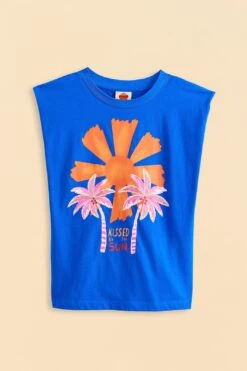 Farm Rio Blue Kissed By The Sun Organic Cotton T-Shirt -Farm Rio 309573 05