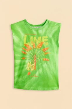 Farm Rio Green Lime Bananas Organic Cotton T-Shirt 9 Farm Rio Green Lime Bananas Organic Cotton T-Shirt -Farm Rio 309576 05