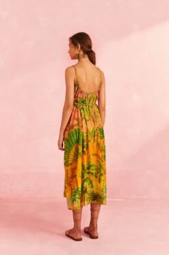 Farm Rio Sunrise Scenario Halter Dress 8 Farm Rio Sunrise Scenario Halter Dress -Farm Rio 309579 04