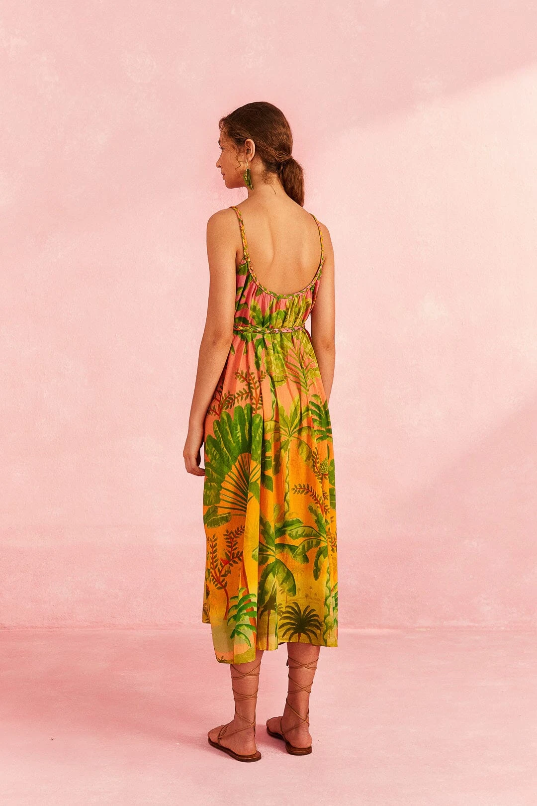 Farm Rio Sunrise Scenario Halter Dress 4 Farm Rio Sunrise Scenario Halter Dress - Image 4
