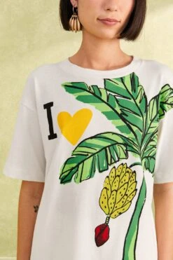 Farm Rio I Heart Bananas Organic Cotton T-Shirt 8 Farm Rio I Heart Bananas Organic Cotton T-Shirt -Farm Rio 309584 03