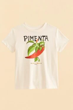 Farm Rio Off-White Peppers Organic Cotton T-shirt 9 Farm Rio Off-White Peppers Organic Cotton T-shirt -Farm Rio 309585 05
