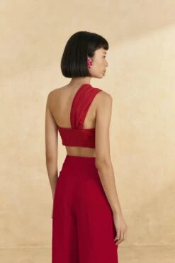 Farm Rio Red Twisted Top -Farm Rio 309602 04